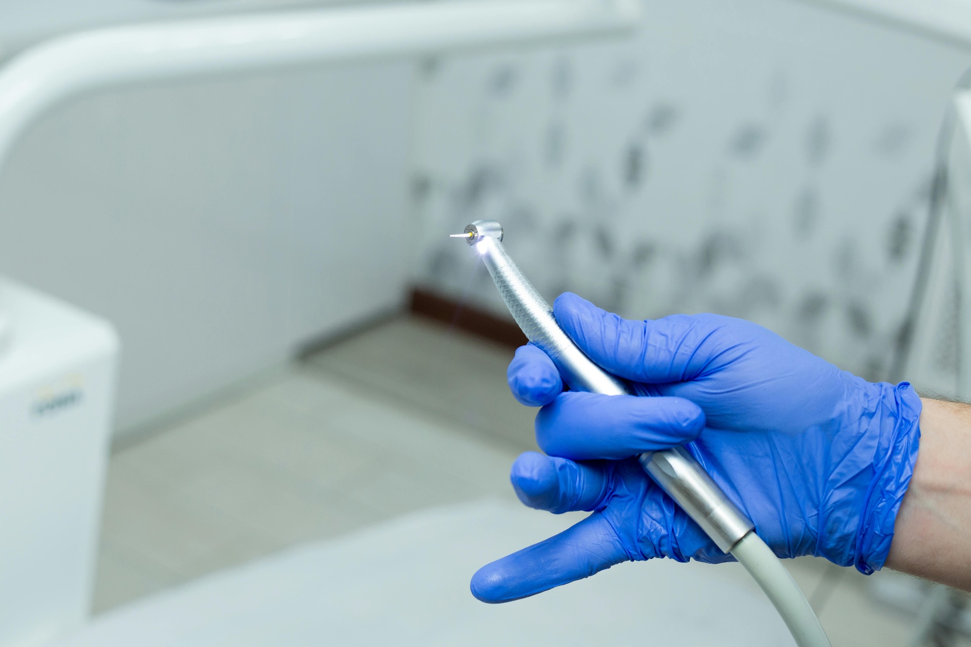 Close-up view of dental instrumentation used within the preparation framework.